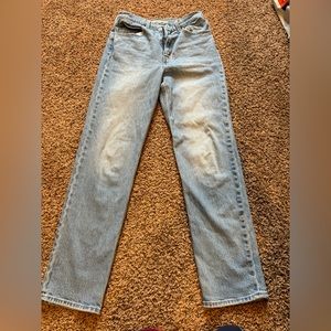 Levi’s high rise slim straight leg jeans